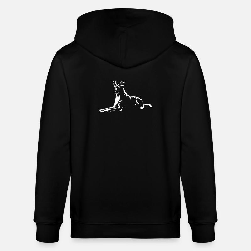 Collie « Édition Noire » - Veste à capuche bio CULTIVATOR Stanley/Stella Unisexe - noir