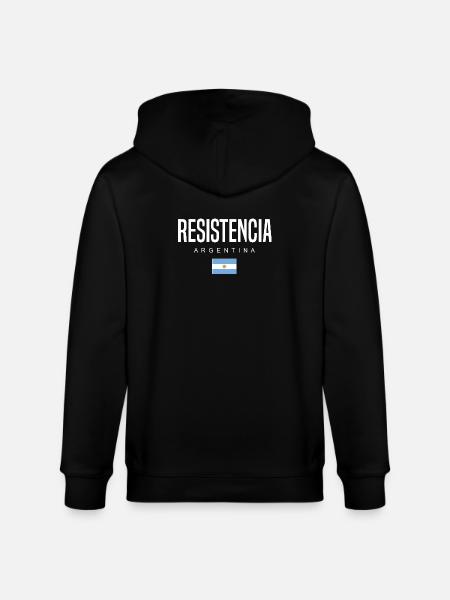 Resistencia Argentina Argentinians - Stanley/Stella CULTIVATOR Unisex Organic Hooded Jacket - black