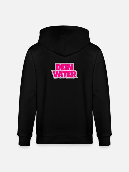 Dein Vater - the ironic sequel. - Stanley/Stella CULTIVATOR  Unisex Organic Hooded Jacket - black