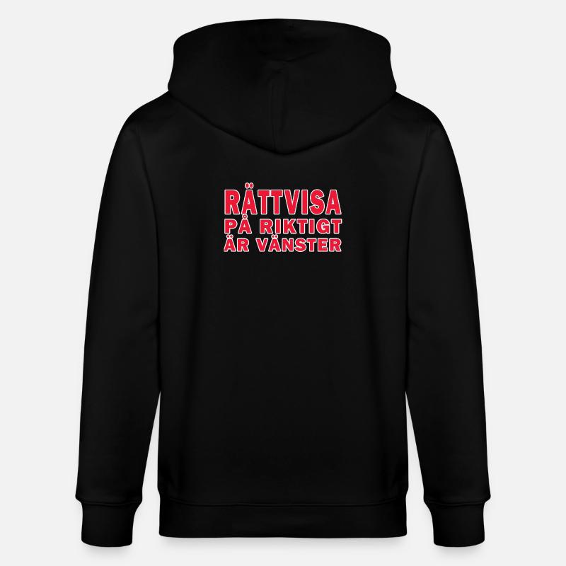 Justice pour de vrai, c’est parti - Veste à capuche bio CULTIVATOR Stanley/Stella Unisexe - noir