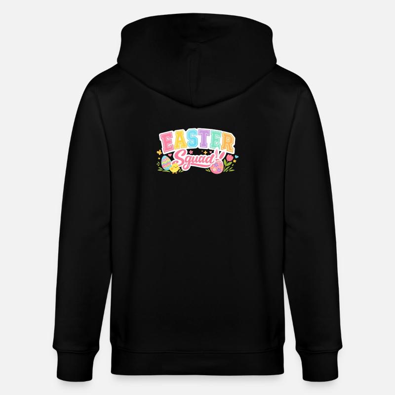 Easter Squad Egg Hunt - Stanley/Stella Unisex Bio-Kapuzenjacke CULTIVATOR  - Schwarz
