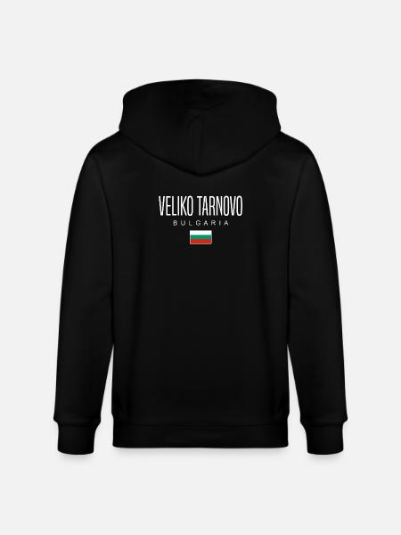 Veliko Tarnovo Bulgaria - Stanley/Stella CULTIVATOR Unisex Organic Hooded Jacket - black