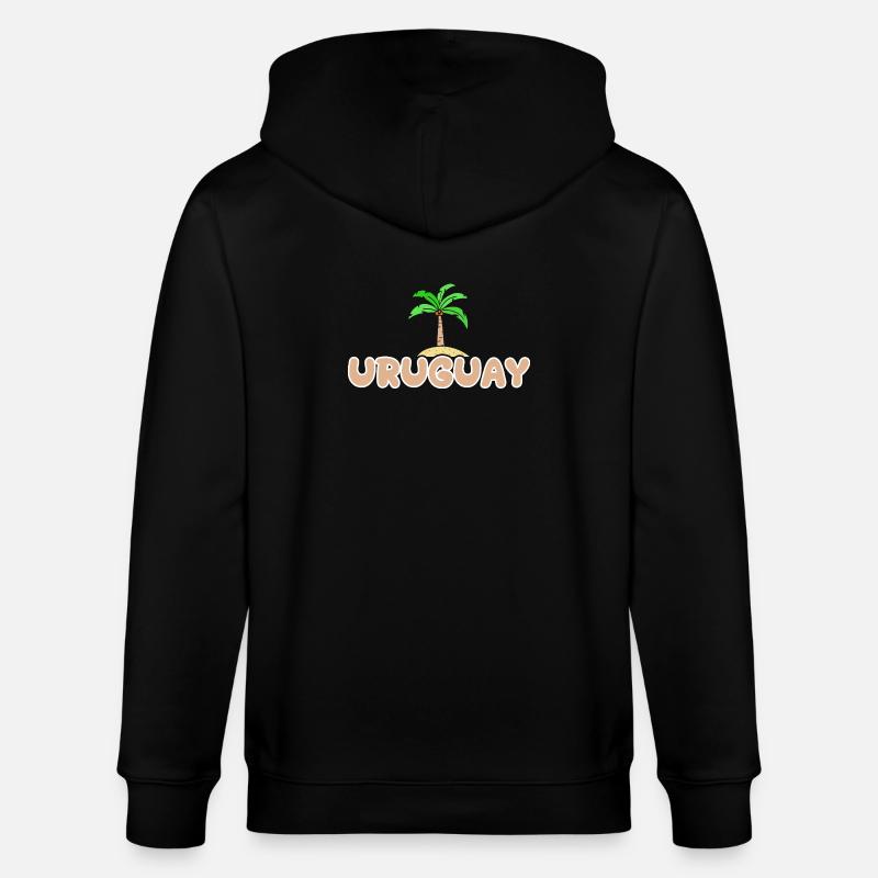 Uruguay comme Uruguay - Veste à capuche bio CULTIVATOR Stanley/Stella Unisexe - noir