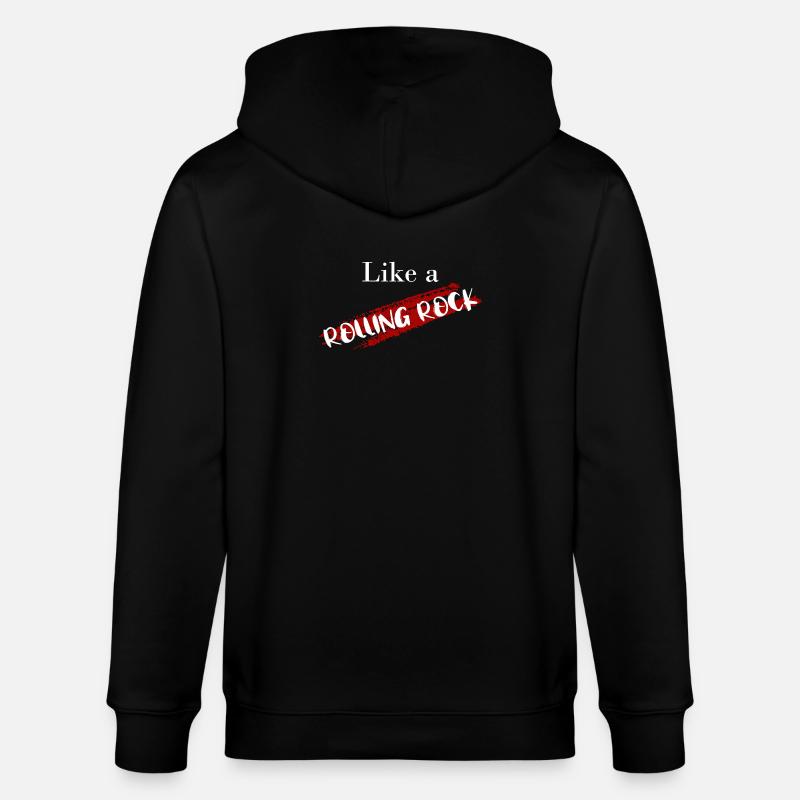 A Rolling Rock - Stanley/Stella Unisex Bio-Kapuzenjacke CULTIVATOR  - Schwarz