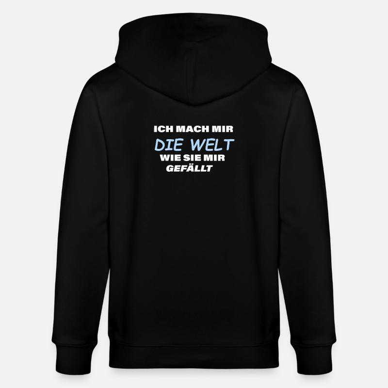 LE MONDE - COMME JE L’AIME - Veste à capuche bio CULTIVATOR Stanley/Stella Unisexe - noir