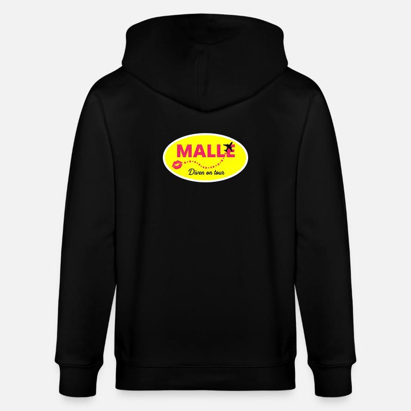 MALLE : Divas en tournée - Veste à capuche bio CULTIVATOR Stanley/Stella Unisexe - noir