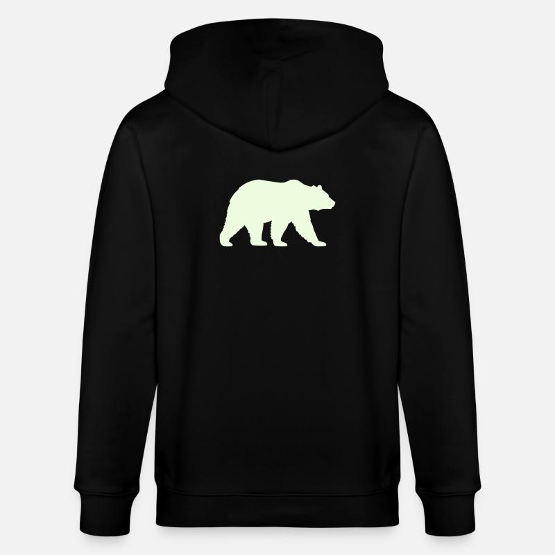 grizzly_baer- - Veste à capuche bio CULTIVATOR Stanley/Stella Unisexe - noir