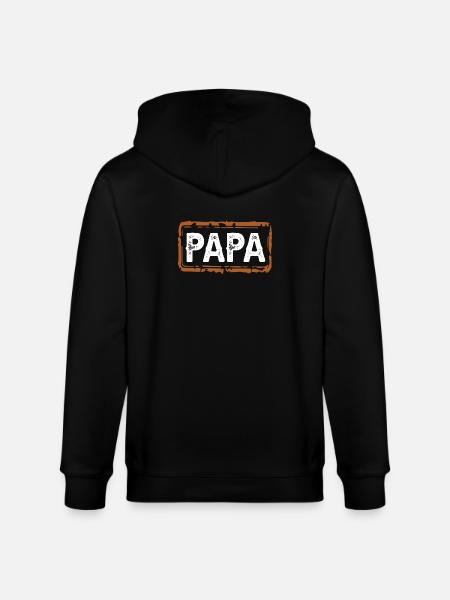 Dad - Stanley/Stella CULTIVATOR  Unisex Organic Hooded Jacket - black