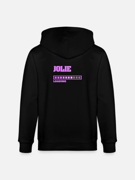Jolie als Geburt - Stanley/Stella Unisex Bio-Kapuzenjacke CULTIVATOR - Schwarz