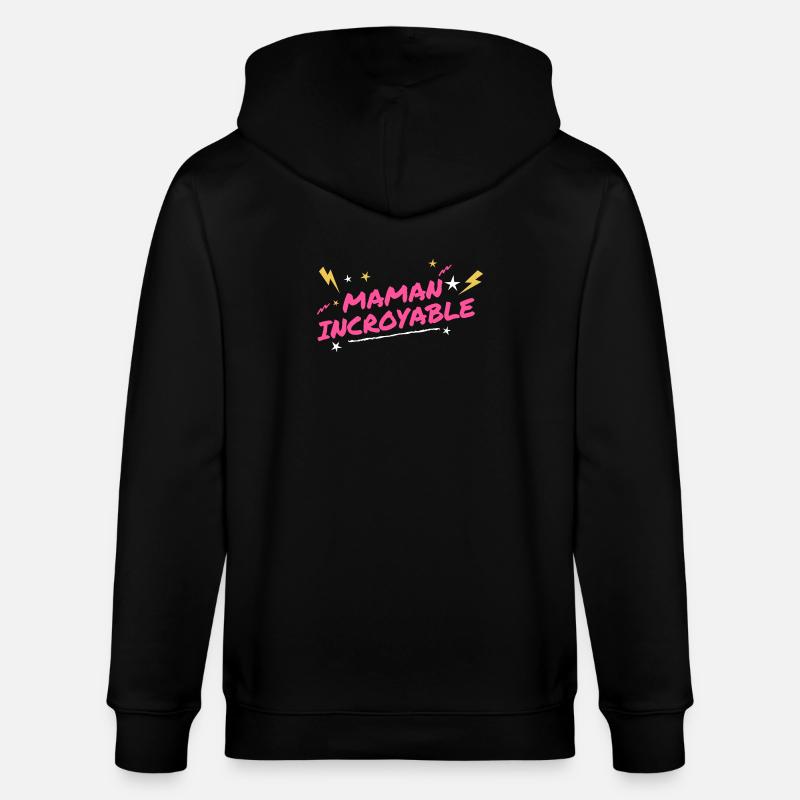 Erstaunliche und inspirierende Mutter - Stanley/Stella Unisex Bio-Kapuzenjacke CULTIVATOR  - Schwarz