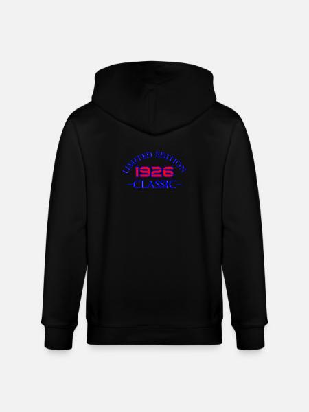 Édition Limitée Classique de 1926 - Veste à capuche bio CULTIVATOR Stanley/Stella Unisexe - noir