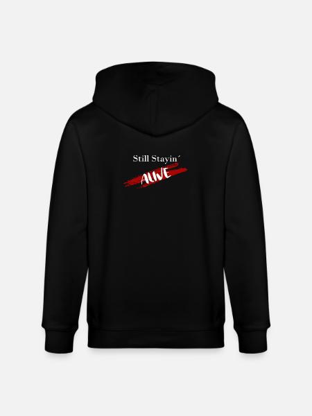 Still Stayin ́ - Stanley/Stella CULTIVATOR Unisex Organic Hooded Jacket - black