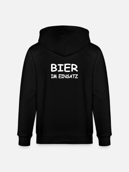 Bier - Stanley/Stella Unisex Bio-Kapuzenjacke CULTIVATOR  - Schwarz