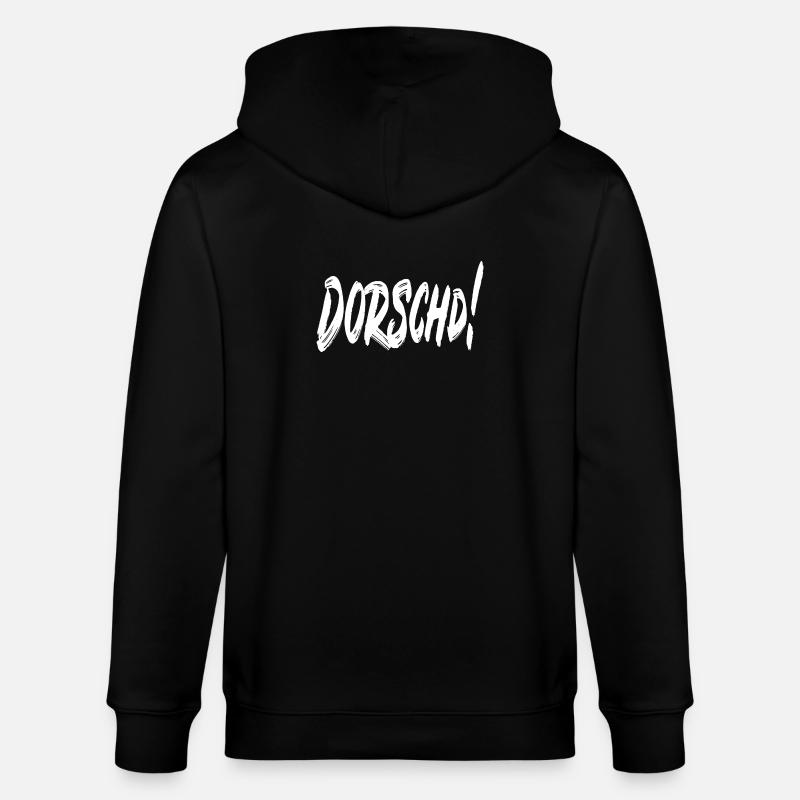 Dorschd! - Stanley/Stella Unisex Bio-Kapuzenjacke CULTIVATOR  - Schwarz