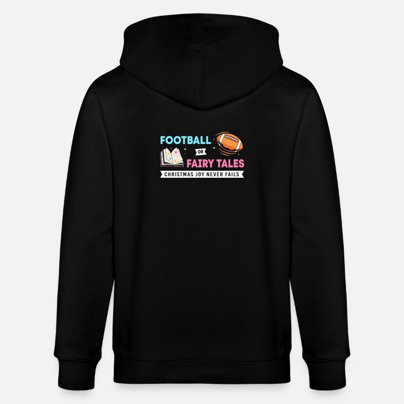 Werdende Mutter Weihnachten Gender Reveal - Stanley/Stella Unisex Bio-Kapuzenjacke CULTIVATOR  - Schwarz