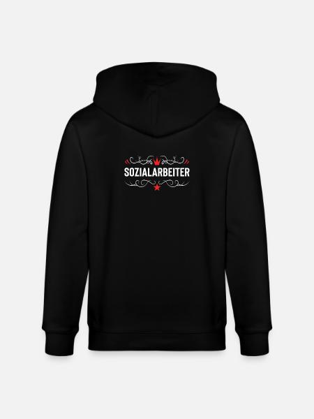 Sozialarbeiter Beruf - Stanley/Stella Unisex Bio-Kapuzenjacke CULTIVATOR - Schwarz