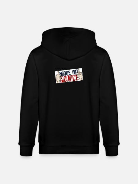 Fick die Polizei - Stanley/Stella Unisex Bio-Kapuzenjacke CULTIVATOR - Schwarz