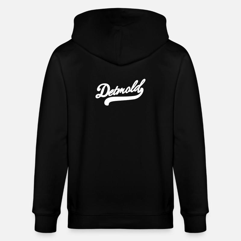 Detmold Retro - Stanley/Stella Unisex Bio-Kapuzenjacke CULTIVATOR  - Schwarz