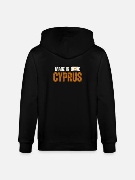 Made in Cyprus, fierté chypriote - Veste à capuche bio CULTIVATOR Stanley/Stella Unisexe - noir