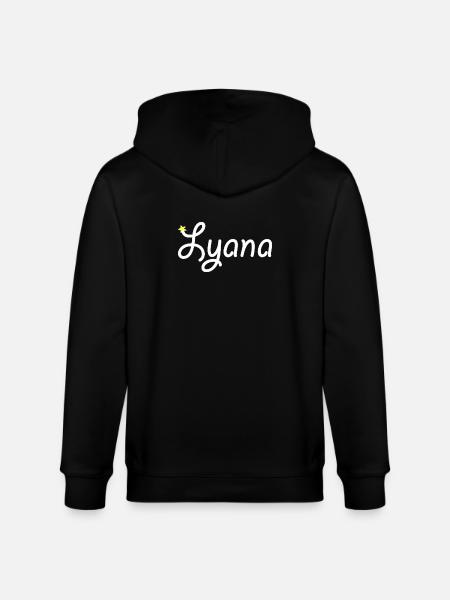 Lyana - Veste à capuche bio CULTIVATOR Stanley/Stella Unisexe - noir