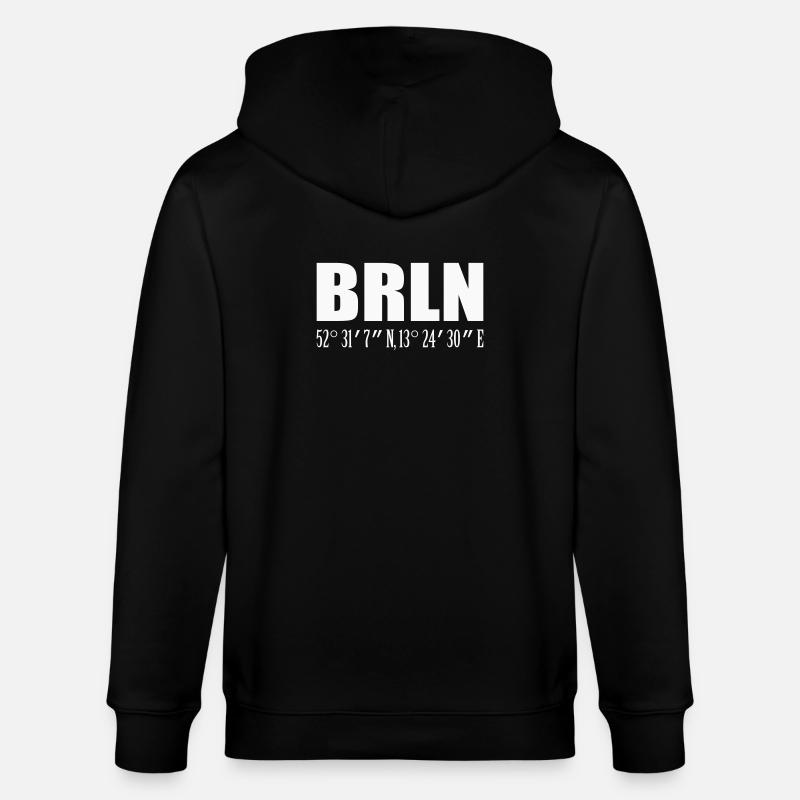 Berlin - Veste à capuche bio CULTIVATOR Stanley/Stella Unisexe - noir