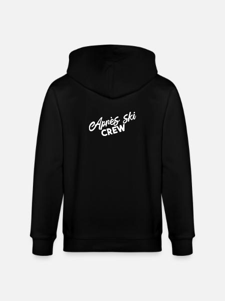 Après Ski Crew Party Vibes - Stanley/Stella CULTIVATOR  Unisex Organic Hooded Jacket - black