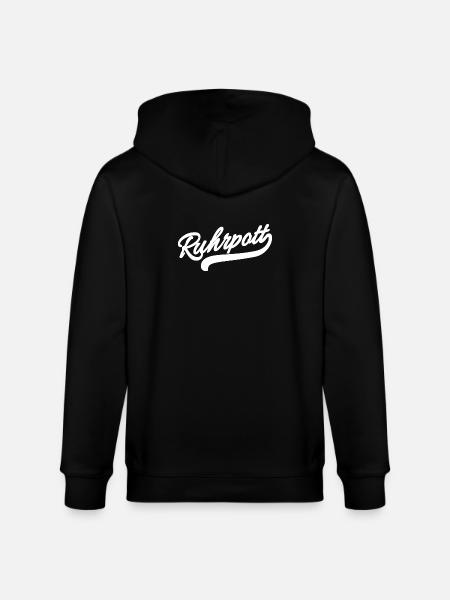 Ruhrpott Retro - Stanley/Stella Unisex Bio-Kapuzenjacke CULTIVATOR - Schwarz
