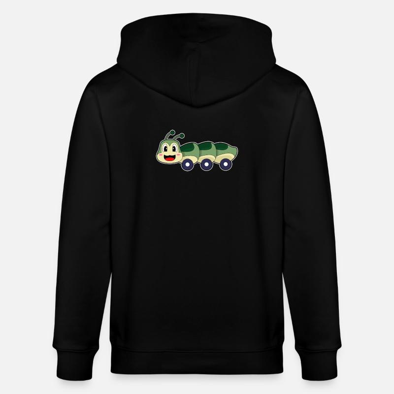 Voiture Caterpillar - Veste à capuche bio CULTIVATOR Stanley/Stella Unisexe - noir