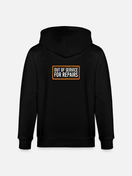 Hips Hip Joint Hips - Stanley/Stella CULTIVATOR  Unisex Organic Hooded Jacket - black