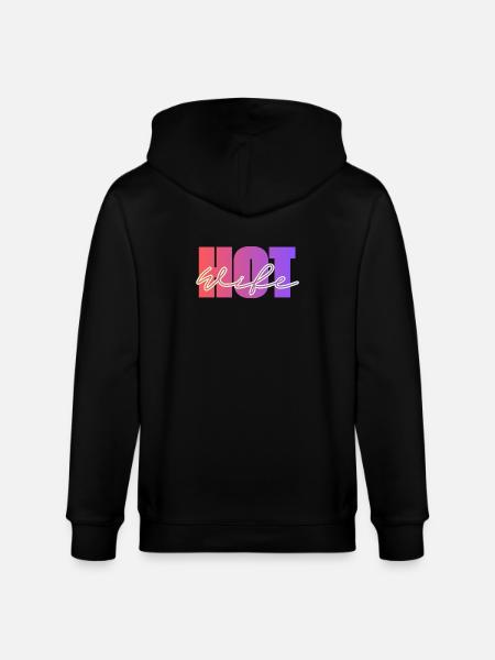 HOT Wife - Stanley/Stella Unisex Bio-Kapuzenjacke CULTIVATOR - Schwarz