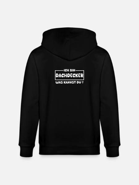 Dachdecker: Was kannst du? - Stanley/Stella Unisex Bio-Kapuzenjacke CULTIVATOR - Schwarz