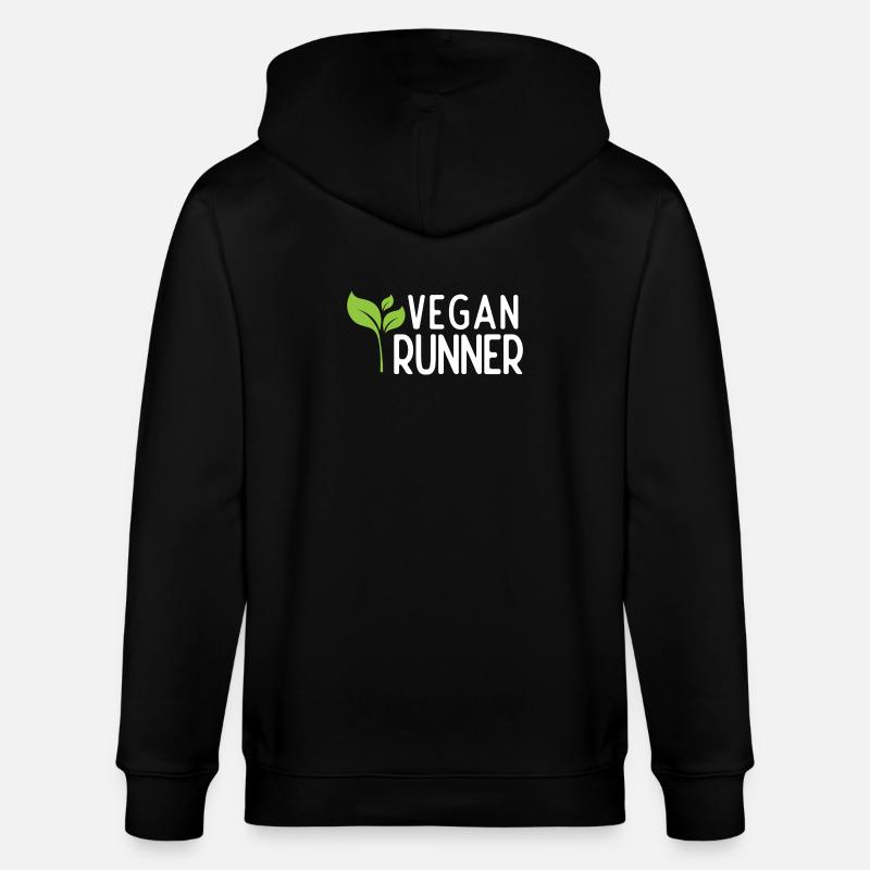 Coureur végétalien - Veste à capuche bio CULTIVATOR Stanley/Stella Unisexe - noir