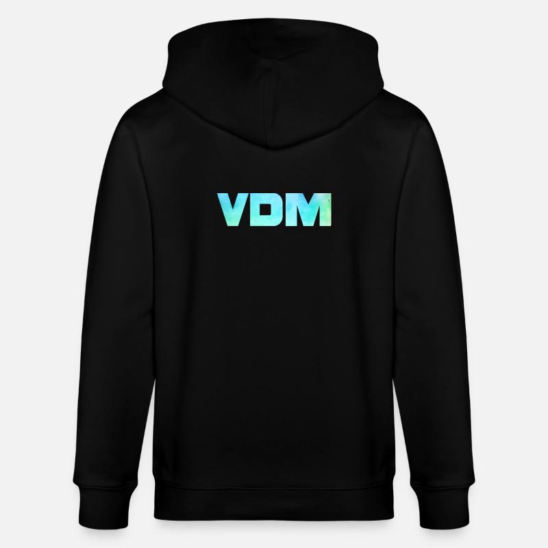 VDM - Stanley/Stella Unisex Bio-Kapuzenjacke CULTIVATOR  - Schwarz