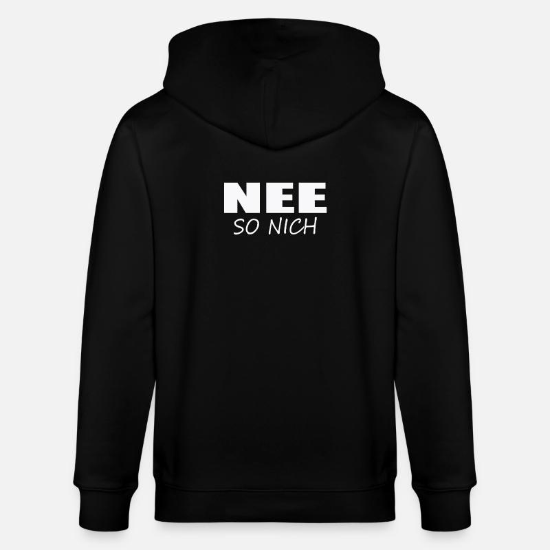 NON, PAS COMME ÇA - Veste à capuche bio CULTIVATOR Stanley/Stella Unisexe - noir