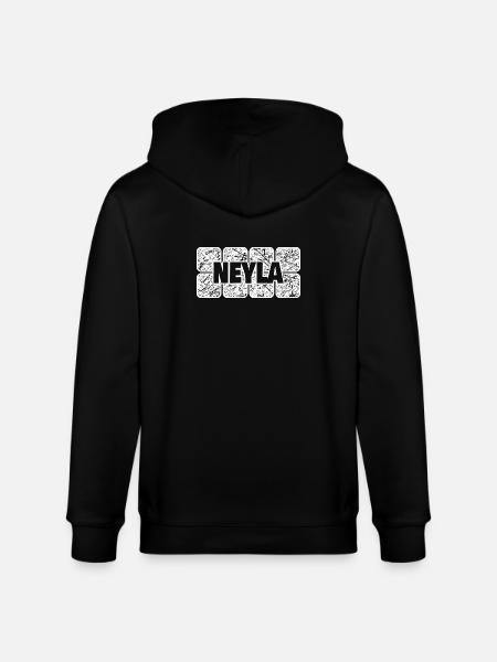 Neyla as a mother - Stanley/Stella CULTIVATOR Unisex Organic Hooded Jacket - black