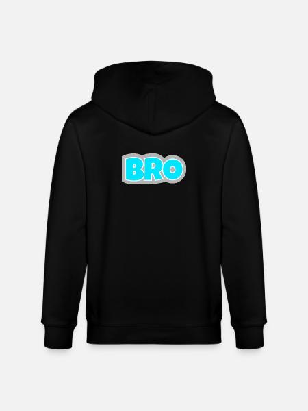 BRO - das Statement für echte Freundschaft-Vibes. - Stanley/Stella Unisex Bio-Kapuzenjacke CULTIVATOR - Schwarz