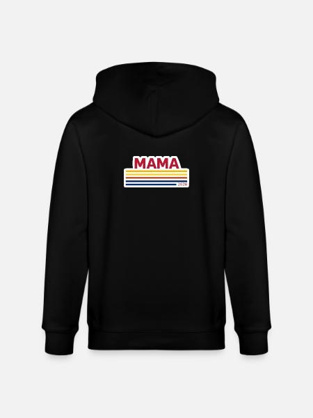 Mama 2026 Retro - Stanley/Stella Unisex Bio-Kapuzenjacke CULTIVATOR  - Schwarz