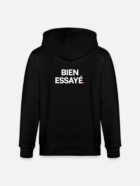 Bien essayé - Veste à capuche bio CULTIVATOR Stanley/Stella Unisexe - noir
