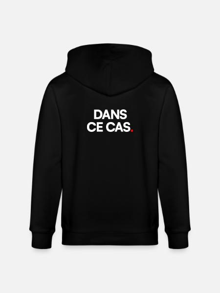 Dans ce cas - Veste à capuche bio CULTIVATOR Stanley/Stella Unisexe - noir