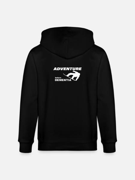 SNOWBOARD ADVENTURE - Stanley/Stella CULTIVATOR  Unisex Organic Hooded Jacket - black
