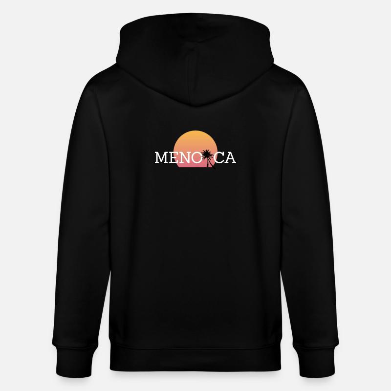 Menorca - Stanley/Stella Unisex Bio-Kapuzenjacke CULTIVATOR  - Schwarz