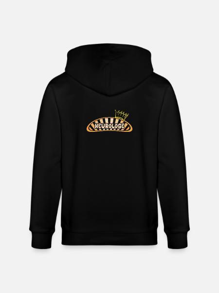 Neurologist - Stanley/Stella CULTIVATOR Unisex Organic Hooded Jacket - black