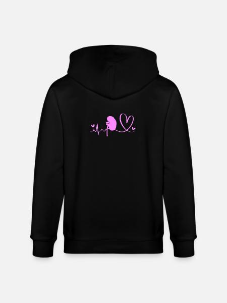 Nierenspender Spender Niere - Stanley/Stella Unisex Bio-Kapuzenjacke CULTIVATOR - Schwarz
