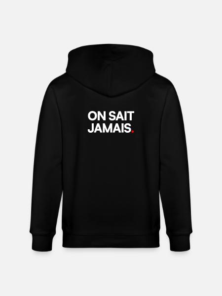 On sait jamais - Veste à capuche bio CULTIVATOR Stanley/Stella Unisexe - noir