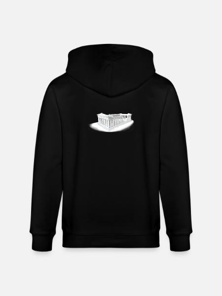 PARTHENON ATHEN - Stanley/Stella Unisex Bio-Kapuzenjacke CULTIVATOR - Schwarz