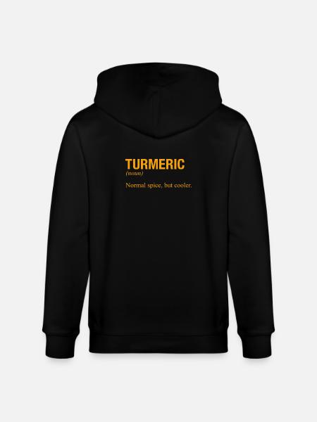 TURMERIC - Stanley/Stella CULTIVATOR Unisex Organic Hooded Jacket - black