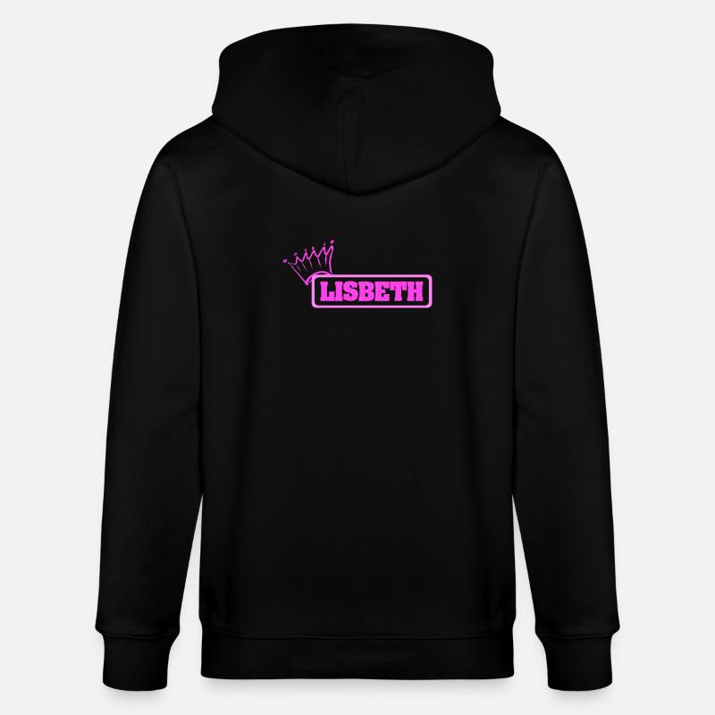 Lisbeth - Stanley/Stella Unisex Bio-Kapuzenjacke CULTIVATOR  - Schwarz