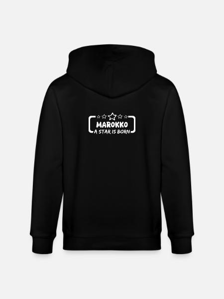 Marokko als Held - Stanley/Stella Unisex Bio-Kapuzenjacke CULTIVATOR - Schwarz