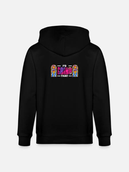 Buntglas-kunst Buntglas-künstler - Stanley/Stella Unisex Bio-Kapuzenjacke CULTIVATOR  - Schwarz