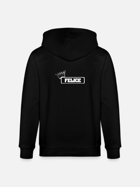 Kroenchen Felice - Stanley/Stella Unisex Bio-Kapuzenjacke CULTIVATOR  - Schwarz